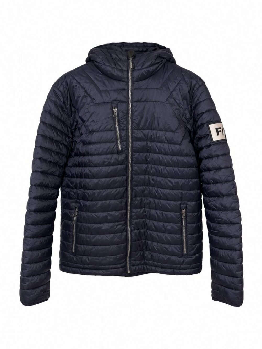 Stormtech Navy Quilted Hooded Puffer Jacket Men's L